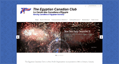 Desktop Screenshot of egyptian-canadian-club.com